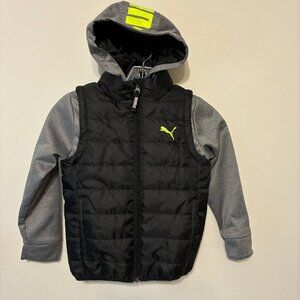 PUMA Boys Spring Jacket Hoodie Sweatshirt Size 6